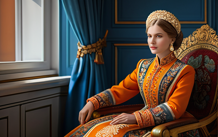 우크라이나 패션 스타일 - Image Prompt 1: Modern Vyshyvanka Elegance**